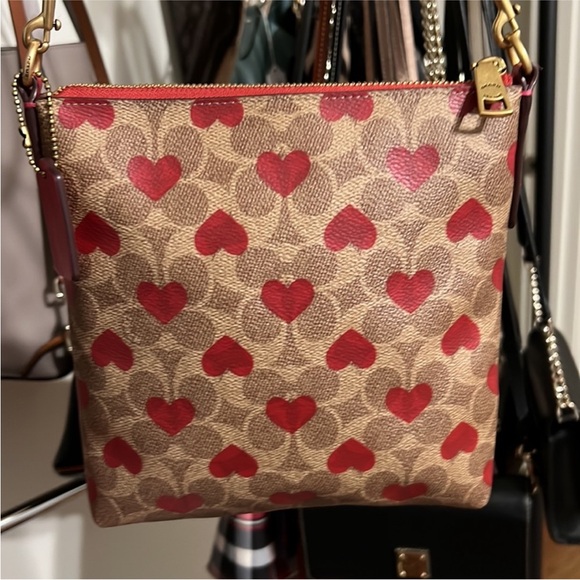 Coach Kitt Messenger Heart Monogram - Picture 2 of 5